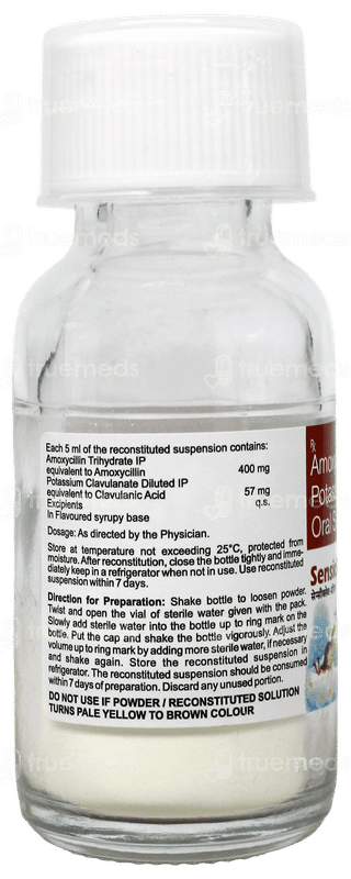 Sensiclav Ds Dry Syrup 30Ml